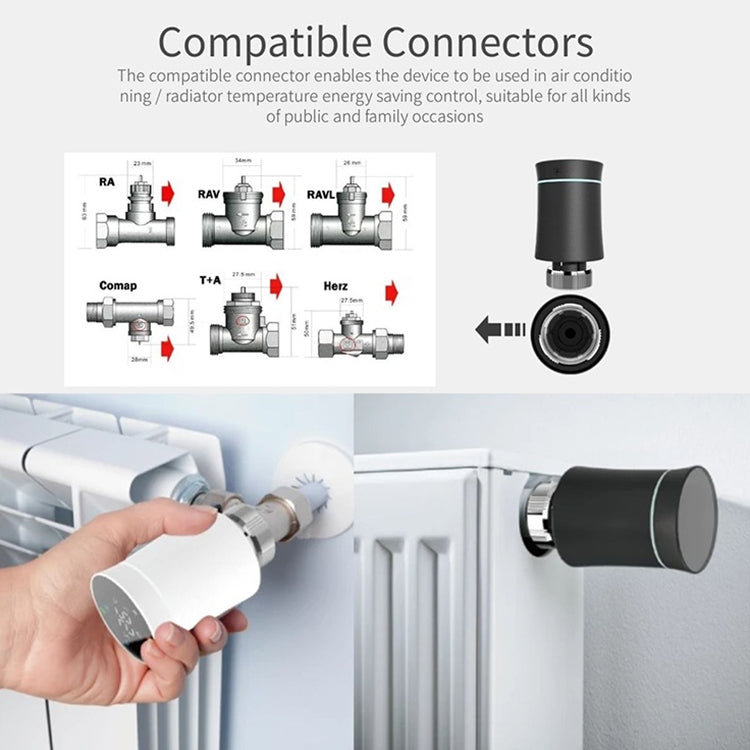 BRT-100 LED Display Temperature Control Valve(White) - free shipping - PMC TechLife - Order now!