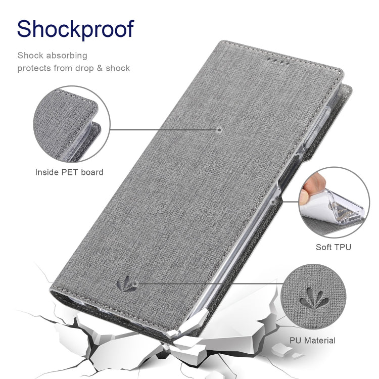 For Xiaomi Mi 11T / 11T Pro ViLi DMX Series Shockproof Magnetic Flip Leather Case(Grey) - Xiaomi Cases by ViLi | Online Shopping South Africa | PMC TechLife | Buy Now Pay Later Mobicred