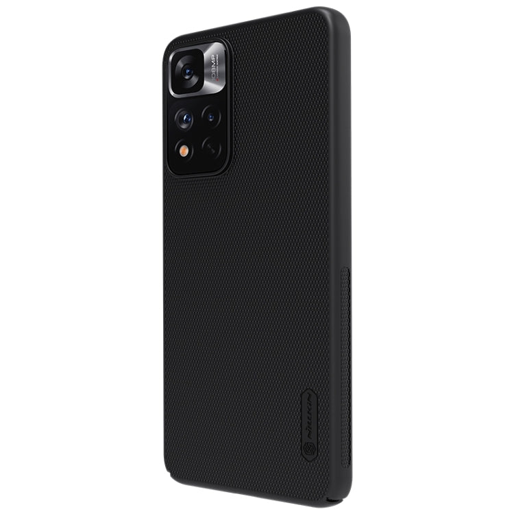 For Xiaomi Redmi Note 11 Pro Glogal / 11 Pro Glogal 5G / 11 Pro+ 5G India / 11E Pro 5G NILLKIN Frosted Concave-convex Texture PC Case (Black) - Redmi Note 11 Pro Case by NILLKIN | Online Shopping South Africa | PMC TechLife