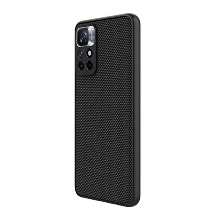 For Xiaomi Redmi Note 11 5G / 11T 5G / 11S 5G / Poco M4 Pro 5G NILLKIN 3D Textured Nylon Fiber TPU Phone Case(Black) - Xiaomi Cases by NILLKIN | Online Shopping South Africa | PMC TechLife | Buy Now Pay Later Mobicred