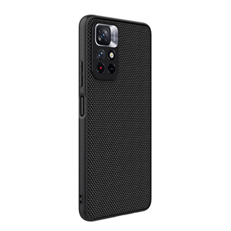 For Xiaomi Redmi Note 11 5G / 11T 5G / 11S 5G / Poco M4 Pro 5G NILLKIN 3D Textured Nylon Fiber TPU Phone Case(Black) - Redmi Note 11 Case by NILLKIN | Online Shopping South Africa | PMC Jewellery