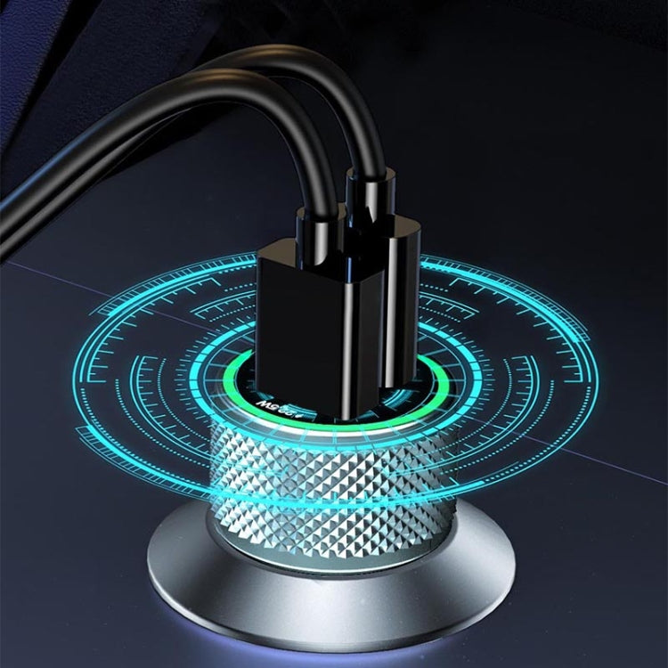 TOTUDESIGN DCCPD-010 Blade Series 20W Fast Charging Car Charger(Black) - Car Charger by TOTUDESIGN | Online Shopping South Africa | PMC TechLife | Buy Now Pay Later Mobicred