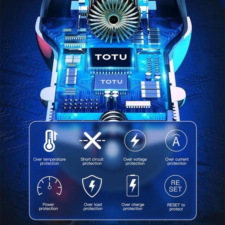 TOTUDESIGN DCCPD-010 Blade Series 20W Fast Charging Car Charger(Black) - Car Charger by TOTUDESIGN | Online Shopping South Africa | PMC TechLife | Buy Now Pay Later Mobicred