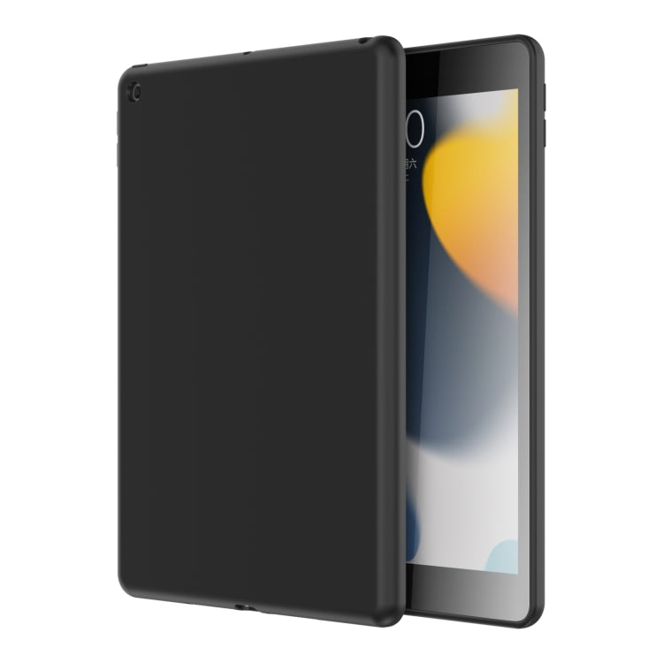 For iPad 10.2 2021 / 2020 / 2019 Mutural Silicone Microfiber Tablet Case(Black) - iPad 10.2 Cases by Mutural | Online Shopping South Africa | PMC Jewellery