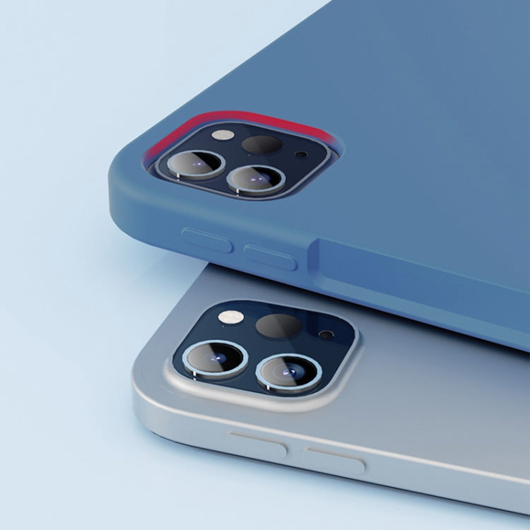 For iPad Pro 12.9 inch Mutural Silicone Microfiber Tablet Case(Light Blue) - iPad Pro 12.9 (2022/2021) Cases by Mutural | Online Shopping South Africa | PMC TechLife