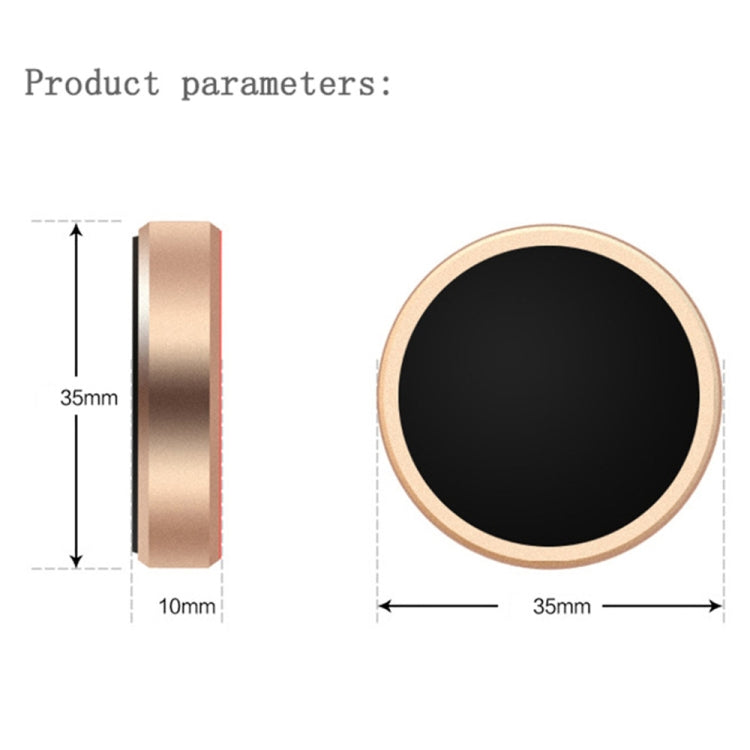A8 Car Magnetic Phone Holder(Rose Gold) - Car Holders by PMC TechLife | Online Shopping South Africa | PMC TechLife