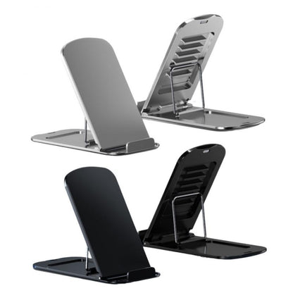 Aluminum Alloy Folding Phone Holder(Black) - Desktop Holder by PMC Jewellery | Online Shopping South Africa | PMC Jewellery