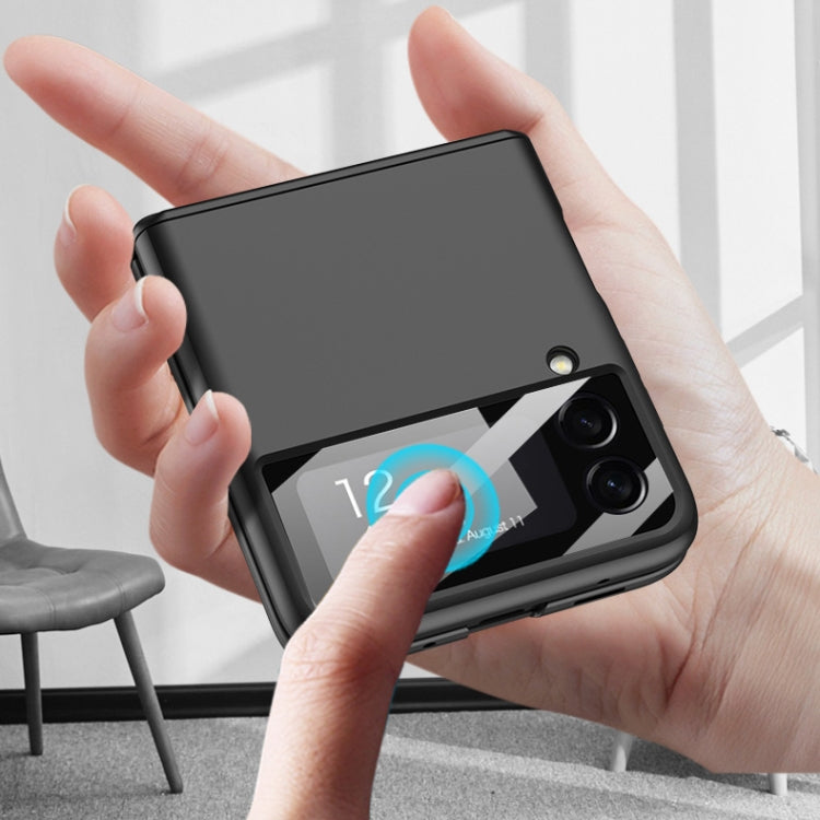 For Samsung Galaxy Z Flip3 5G GKK Magnetic Hinge Full Coverage Phone Case(Black) - free shipping - PMC TechLife - Order now!