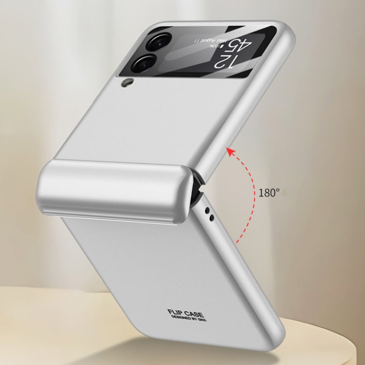 For Samsung Galaxy Z Flip3 5G GKK Magnetic Hinge Full Coverage Phone Case(Silver) - free shipping - PMC TechLife - Order now!