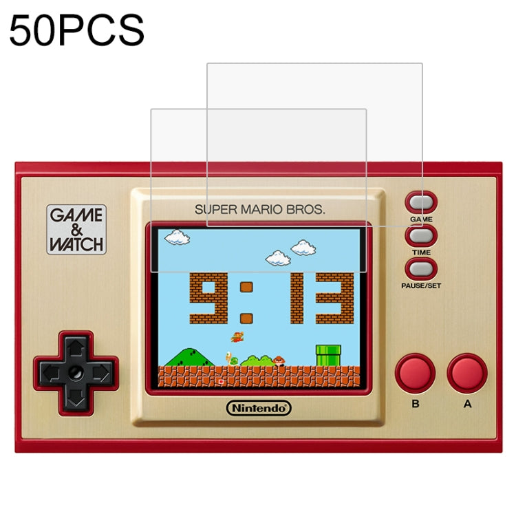 50 PCS 0.26mm 9H 2.5D Tempered Glass Film For Nintendo Game Watch - Tempered Glass by PMC TechLife | Online Shopping South Africa | PMC TechLife