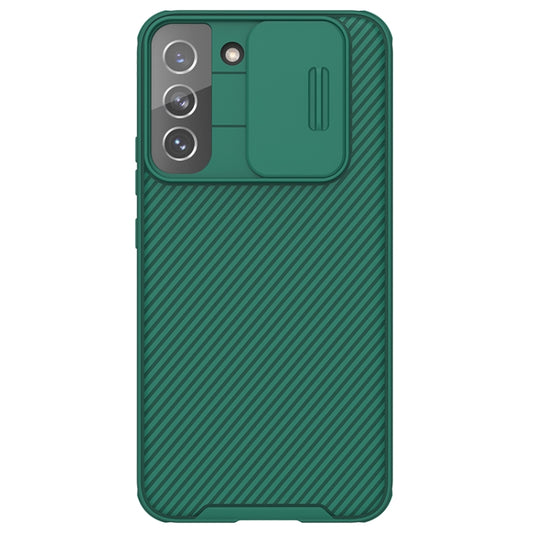 For Samsung Galaxy S22+ 5G NILLKIN Black Mirror Pro Series Camshield Phone Case(Green) - Galaxy S22+ 5G Cases by NILLKIN | Online Shopping South Africa | PMC Jewellery