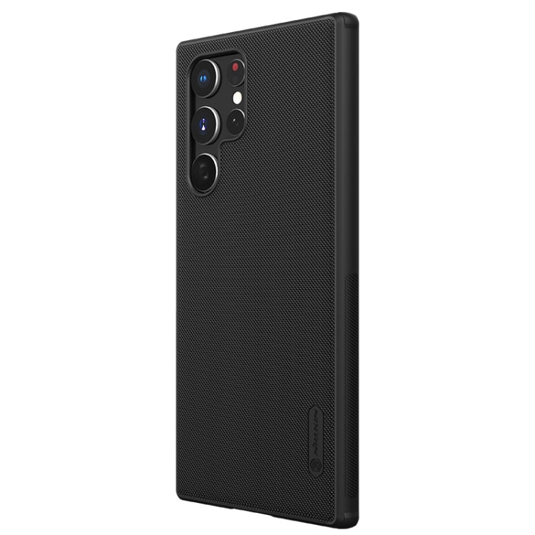 For Samsung Galaxy S22 Ultra 5G NILLKIN Super Frosted Shield Pro PC + TPU Phone Case(Black) - Galaxy S22 Ultra 5G Cases by NILLKIN | Online Shopping South Africa | PMC TechLife | Buy Now Pay Later Mobicred
