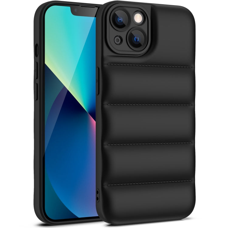 For iPhone 13 Pro Max Eiderdown Airbag Shockproof Phone Case (Black) - iPhone 13 Pro Max Cases by PMC Jewellery | Online Shopping South Africa | PMC Jewellery