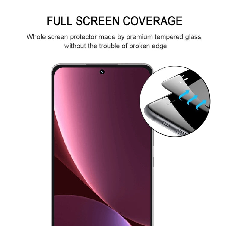 25 PCS 9H HD 3D Curved Edge Tempered Glass Film For Xiaomi 12 Pro(Black) - 12 Pro Tempered Glass by PMC TechLife | Online Shopping South Africa | PMC TechLife