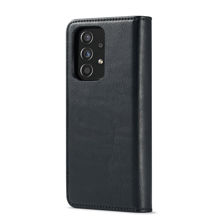 For Samsung Galaxy A53 5G DG.MING Crazy Horse Texture Detachable Magnetic Leather Phone Case(Black) - Galaxy Phone Cases by DG.MING | Online Shopping South Africa | PMC TechLife | Buy Now Pay Later Mobicred
