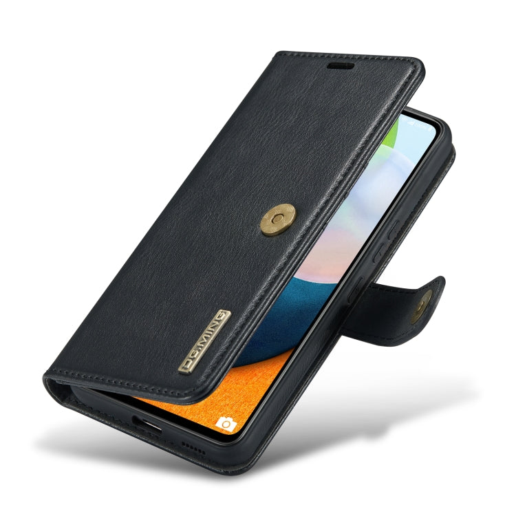 For Samsung Galaxy A53 5G DG.MING Crazy Horse Texture Detachable Magnetic Leather Phone Case(Black) - Galaxy Phone Cases by DG.MING | Online Shopping South Africa | PMC TechLife | Buy Now Pay Later Mobicred