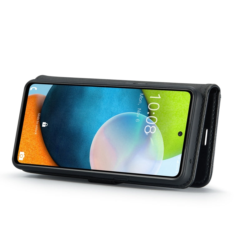For Samsung Galaxy A53 5G DG.MING Crazy Horse Texture Detachable Magnetic Leather Phone Case(Black) - Galaxy Phone Cases by DG.MING | Online Shopping South Africa | PMC TechLife | Buy Now Pay Later Mobicred