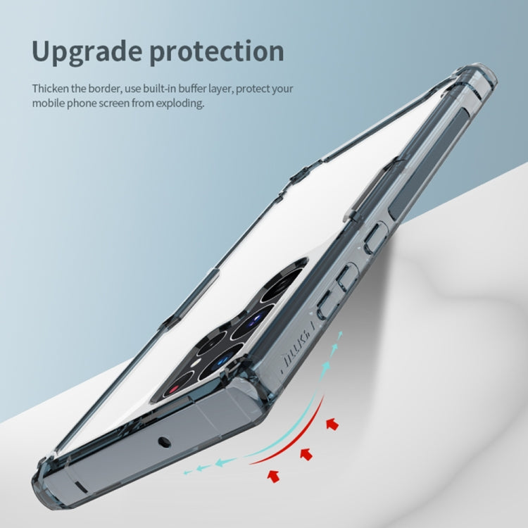 For Samsung Galaxy S22 Ultra 5G NILLKIN PC + TPU Phone Case(Transparent) - Galaxy S22 Ultra 5G Cases by NILLKIN | Online Shopping South Africa | PMC TechLife | Buy Now Pay Later Mobicred