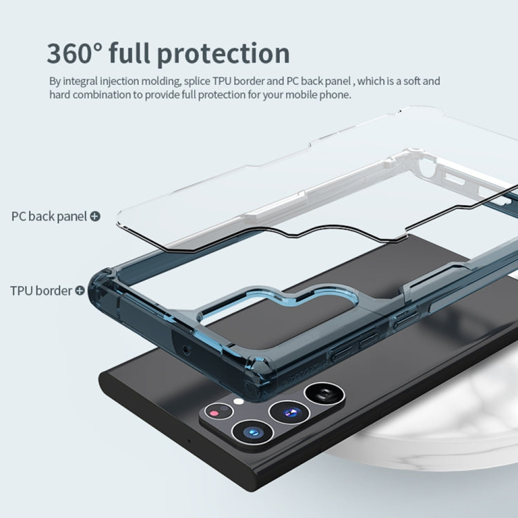 For Samsung Galaxy S22 Ultra 5G NILLKIN PC + TPU Phone Case(Blue) - free shipping - PMC TechLife - Order now!