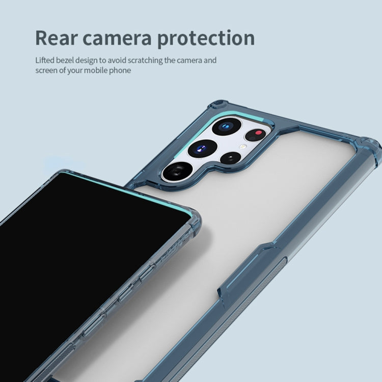 For Samsung Galaxy S22 Ultra 5G NILLKIN PC + TPU Phone Case(Blue) - free shipping - PMC TechLife - Order now!