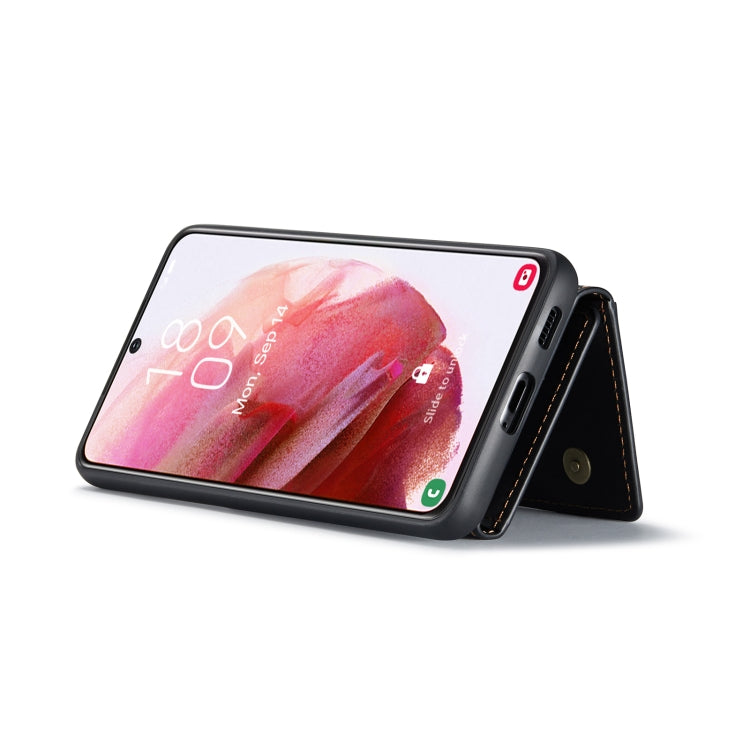 For Samsung Galaxy S22 5G DG.MING M2 Series 3-Fold Multi Card Bag Back Cover Phone Case(Black) - Galaxy S22 5G Cases by DG.MING | Online Shopping South Africa | PMC TechLife | Buy Now Pay Later Mobicred