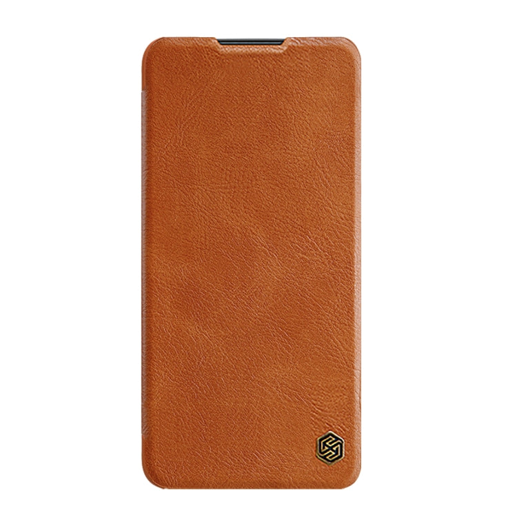 For Xiaomi Redmi Note 11 5G / 11T 5G / Poco M4 Pro 5G / 11S 5G NILLKIN QIN Series Crazy Horse Texture Leather Phone Case(Brown) - Xiaomi Cases by NILLKIN | Online Shopping South Africa | PMC Jewellery
