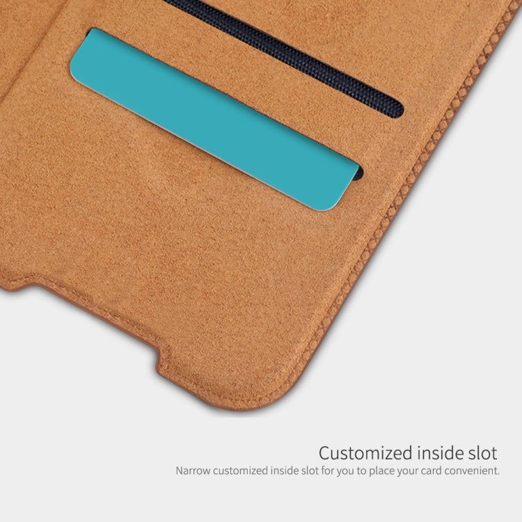 For Xiaomi Redmi Note 11 5G / 11T 5G / Poco M4 Pro 5G / 11S 5G NILLKIN QIN Series Crazy Horse Texture Leather Phone Case(Brown) - Xiaomi Cases by NILLKIN | Online Shopping South Africa | PMC TechLife | Buy Now Pay Later Mobicred