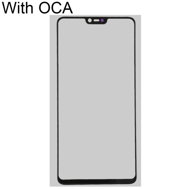 For OPPO R15 Front Screen Outer Glass Lens with OCA Optically Clear Adhesive - Outer Glass Lens by PMC Jewellery | Online Shopping South Africa | PMC Jewellery