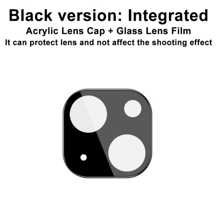 For iPhone 13 / 13 mini  imak Integrated Rear Camera Lens Tempered Glass Film with Lens Cap Black Version - iPhone 13 mini Tempered Glass by imak | Online Shopping South Africa | PMC TechLife | Buy Now Pay Later Mobicred