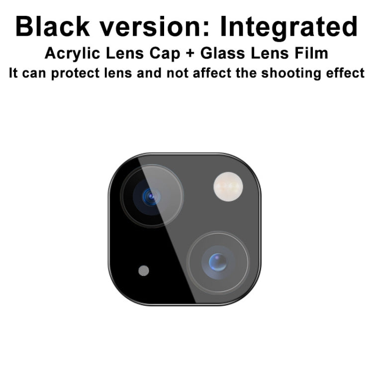 For iPhone 13 / 13 mini  imak Integrated Rear Camera Lens Tempered Glass Film with Lens Cap Black Version - iPhone 13 mini Tempered Glass by imak | Online Shopping South Africa | PMC TechLife | Buy Now Pay Later Mobicred