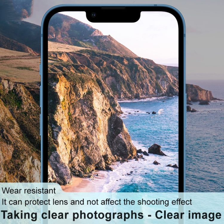 For iPhone 13 / 13 mini  imak Integrated Rear Camera Lens Tempered Glass Film with Lens Cap Black Version - iPhone 13 mini Tempered Glass by imak | Online Shopping South Africa | PMC TechLife | Buy Now Pay Later Mobicred