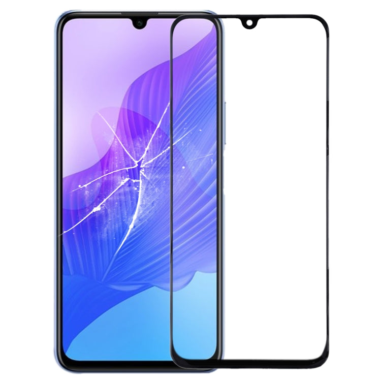 For Huawei Enjoy Z 5G Front Screen Outer Glass Lens with OCA Optically Clear Adhesive - Outer Glass Lens by PMC Jewellery | Online Shopping South Africa | PMC Jewellery