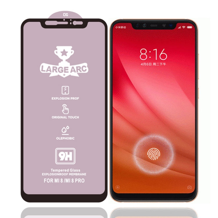 25 PCS 9H HD Large Arc High Alumina Full Screen Tempered Glass Film for Xiaomi Mi 8 Pro -  by PMC TechLife | Online Shopping South Africa | PMC TechLife