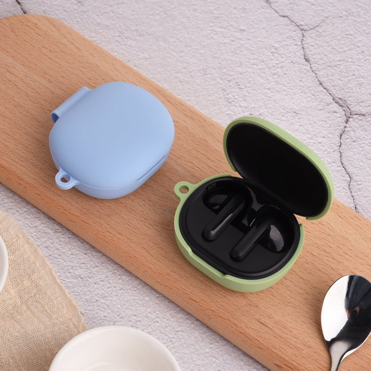 For Xiaomi Redmi Buds 4 Lite Silicone Earphone Protective Case with Hook (Sky Blue) - Xiaomi Earphone Case by PMC TechLife | Online Shopping South Africa | PMC TechLife