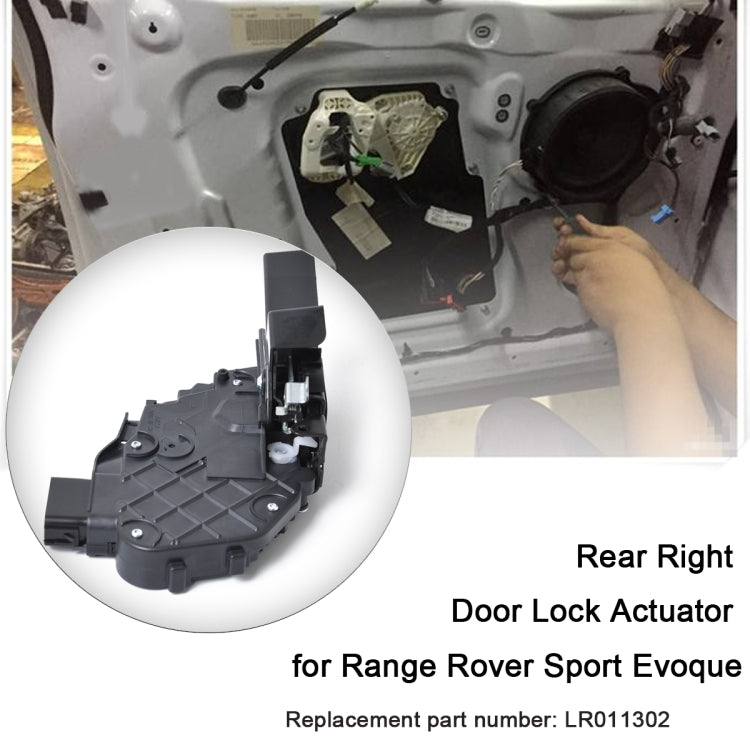 A1608-04 Car Rear Right Door Lock Actuator Motor LR011302 for Land Rover - Locks & Hasps by PMC TechLife | Online Shopping South Africa | PMC TechLife | Buy Now Pay Later Mobicred