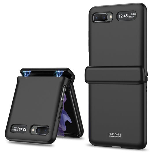 For Samsung Galaxy Z Flip 5G GKK Magnetic Full Coverage Phone Flip Case(Black) - Galaxy Phone Cases by GKK | Online Shopping South Africa | PMC Jewellery