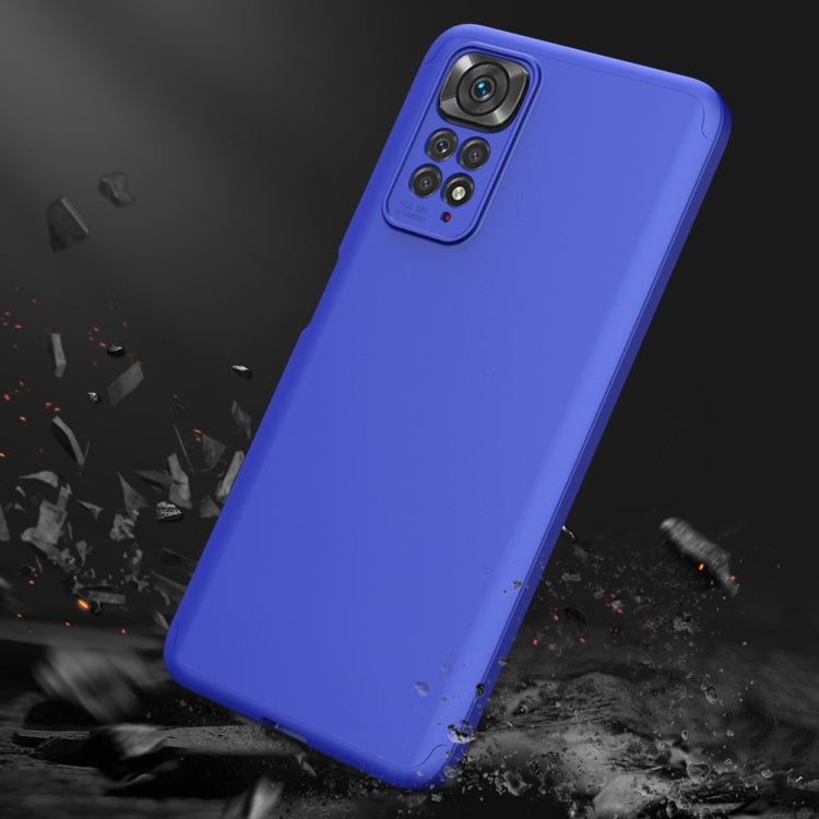 For Xiaomi Redmi Note 11S / 11 Global Version GKK Three Stage Splicing PC Phone Case(Blue) - Xiaomi Cases by GKK | Online Shopping South Africa | PMC Jewellery