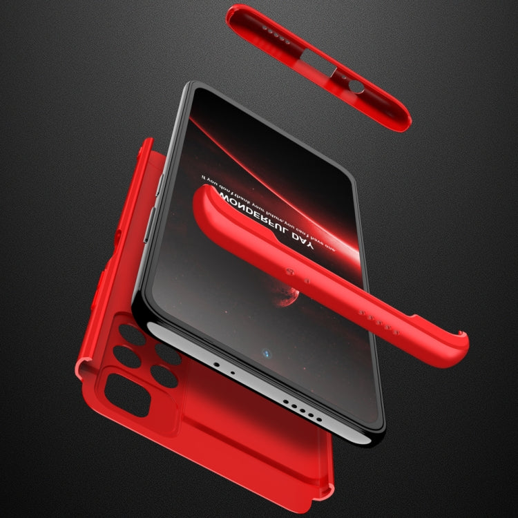 For Xiaomi Poco M4 Pro / Redmi Note 11 CN Version GKK Three Stage Splicing PC Phone Case(Red) - Xiaomi Cases by GKK | Online Shopping South Africa | PMC Jewellery