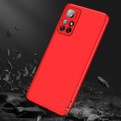 For Xiaomi Poco M4 Pro / Redmi Note 11 CN Version GKK Three Stage Splicing PC Phone Case(Red) - Xiaomi Cases by GKK | Online Shopping South Africa | PMC Jewellery