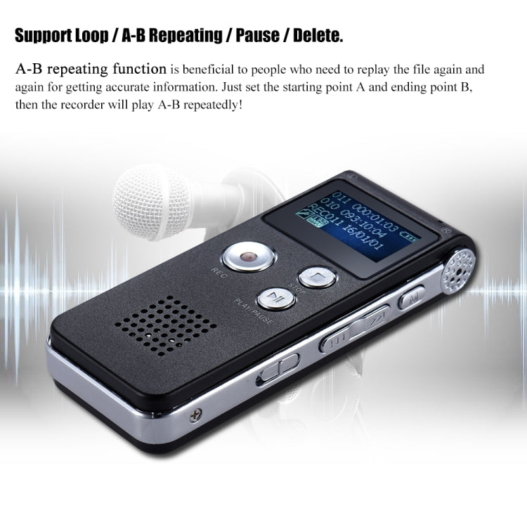SK-012 32GB USB Dictaphone Digital Audio Voice Recorder with WAV MP3 Player VAR Function(Purple) - free shipping - PMC TechLife - Order now!