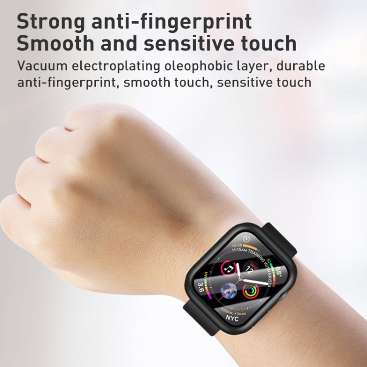 ROCK 2 in 1 PC Frame + Film Protector Case For  Apple Watch Series 3 & 2 & 1 38mm(Blue) - Watch Cases by ROCK | Online Shopping South Africa | PMC TechLife | Buy Now Pay Later Mobicred