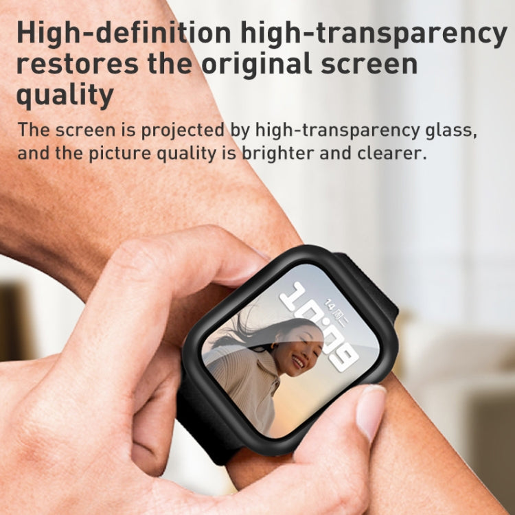 ROCK 2 in 1 PC Frame + Film Protector Case For  Apple Watch Series 3 & 2 & 1 38mm(Blue) - Watch Cases by ROCK | Online Shopping South Africa | PMC TechLife | Buy Now Pay Later Mobicred