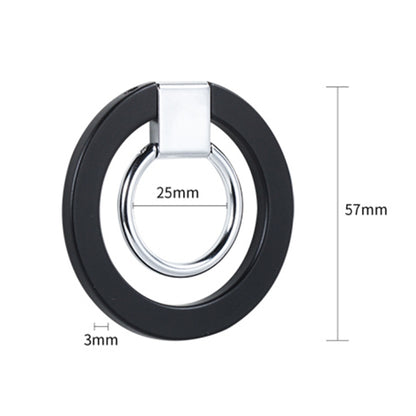 wlons Magnetic 360 Degree Rotatable Mobile Phone Ring Holder(Black) - Ring Holder by wlons | Online Shopping South Africa | PMC Jewellery