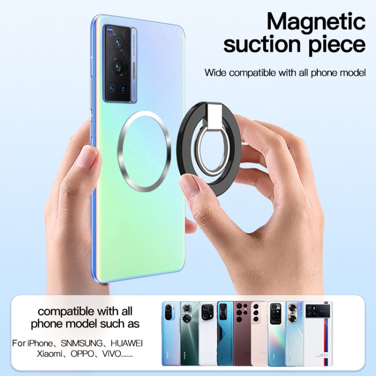 wlons Magnetic 360 Degree Rotatable Mobile Phone Ring Holder(White) - Ring Holder by wlons | Online Shopping South Africa | PMC Jewellery