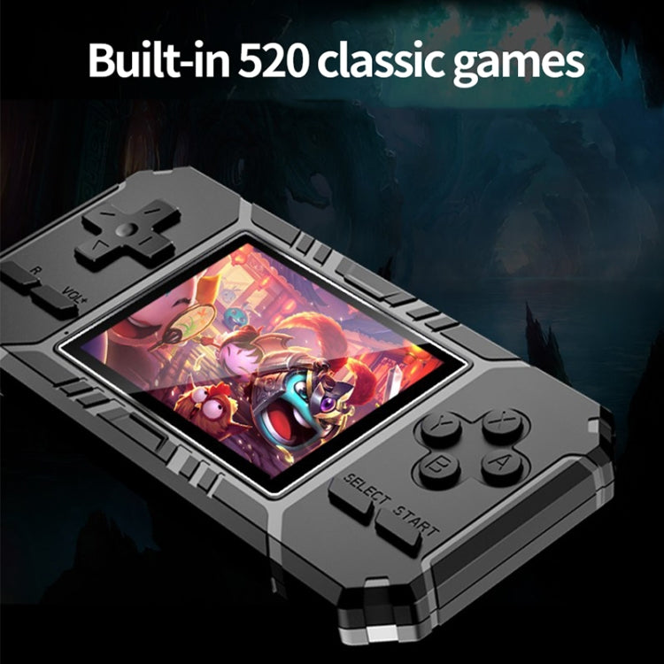 S8 3.0 inch Screen Classic Handheld Game Console Built-in 520 Games(Black) - Pocket Console by PMC TechLife | Online Shopping South Africa | PMC TechLife | Buy Now Pay Later Mobicred