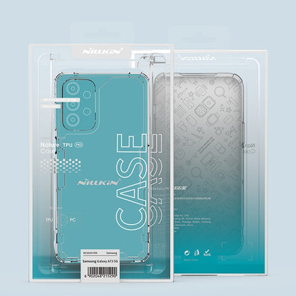 For Samsung Galaxy A73 5G NILLKIN PC + TPU Phone Case(Transparent) - Galaxy Phone Cases by NILLKIN | Online Shopping South Africa | PMC Jewellery