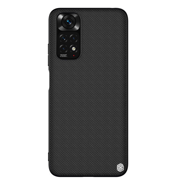 For Xiaomi Redmi Note 11 4G Global NILLKIN 3D Textured Nylon Fiber TPU Phone Case(Black) - Xiaomi Cases by NILLKIN | Online Shopping South Africa | PMC TechLife