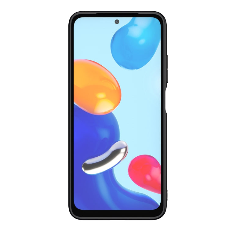For Xiaomi Redmi Note 11 4G Global NILLKIN 3D Textured Nylon Fiber TPU Phone Case(Black) - Xiaomi Cases by NILLKIN | Online Shopping South Africa | PMC TechLife