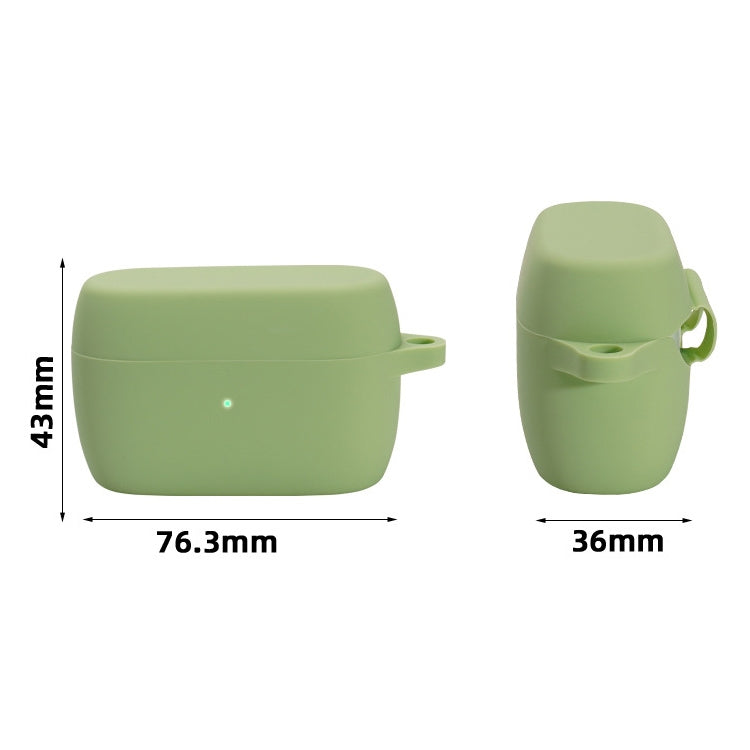 Solid Color Silicone Earphone Protective Case For Jabra Elite 4(Taro Purple) - free shipping - PMC TechLife - Order now!
