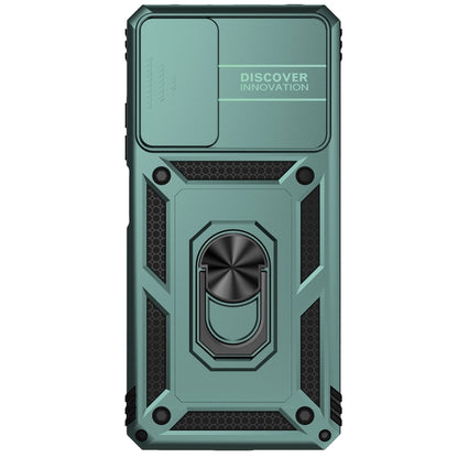 For Xiaomi Redmi Note 11 Pro Global Sliding Camshield Holder Phone Case(Dark Green) - Redmi Note 11 Pro Case by PMC Jewellery | Online Shopping South Africa | PMC Jewellery